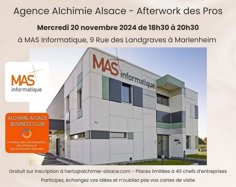 Afterwork des pros novembre 2024 mas informatique a marlenheim